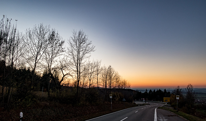 Parkplatz mit Aussicht ins Filstal Gammelshausen