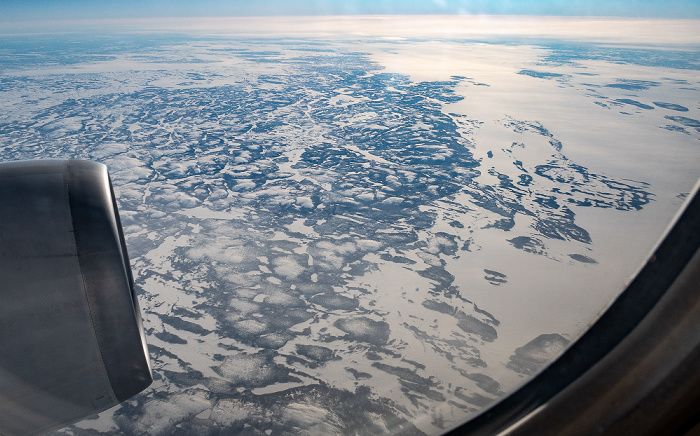 Neufundland und Labrador 2019-01-26 Flug UAL31 München Franz Josef Strauß (MUC/EDDM) - Newark (KEWR) Luftbild aerial photo