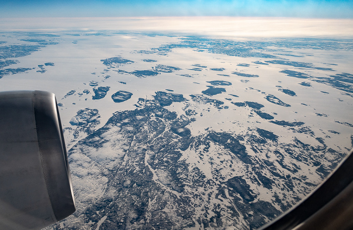 Neufundland und Labrador 2019-01-26 Flug UAL31 München Franz Josef Strauß (MUC/EDDM) - Newark (KEWR) Luftbild aerial photo