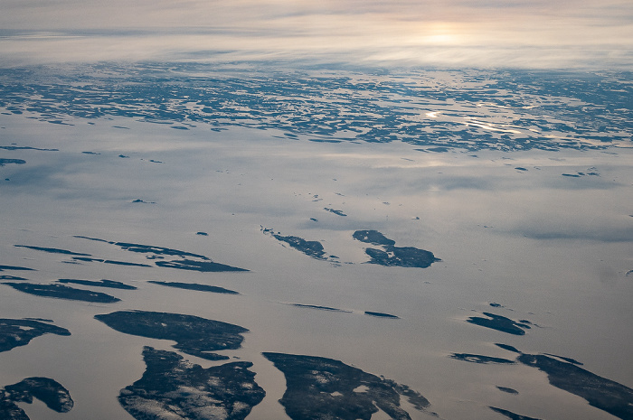 Neufundland und Labrador 2019-01-26 Flug UAL31 München Franz Josef Strauß (MUC/EDDM) - Newark (KEWR) Luftbild aerial photo