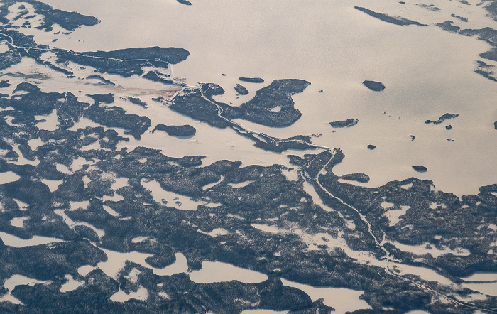 Neufundland und Labrador 2019-01-26 Flug UAL31 München Franz Josef Strauß (MUC/EDDM) - Newark (KEWR) Luftbild aerial photo