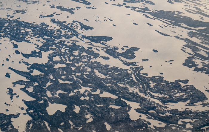 Neufundland und Labrador 2019-01-26 Flug UAL31 München Franz Josef Strauß (MUC/EDDM) - Newark (KEWR) Luftbild aerial photo