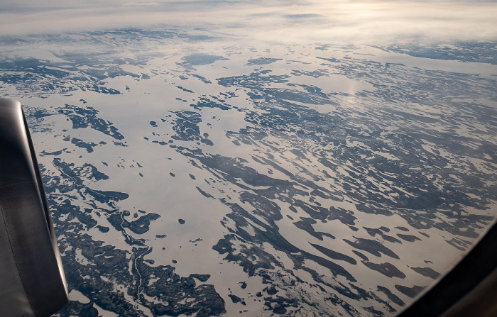 Neufundland und Labrador 2019-01-26 Flug UAL31 München Franz Josef Strauß (MUC/EDDM) - Newark (KEWR) Luftbild aerial photo