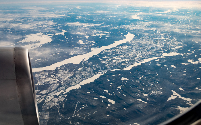 Quebec 2019-01-26 Flug UAL31 München Franz Josef Strauß (MUC/EDDM) - Newark (KEWR) Luftbild aerial photo