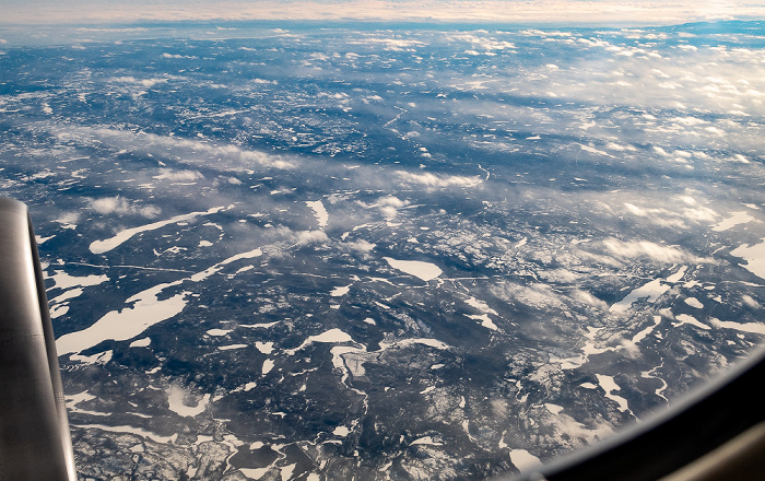 Quebec 2019-01-26 Flug UAL31 München Franz Josef Strauß (MUC/EDDM) - Newark (KEWR) Luftbild aerial photo