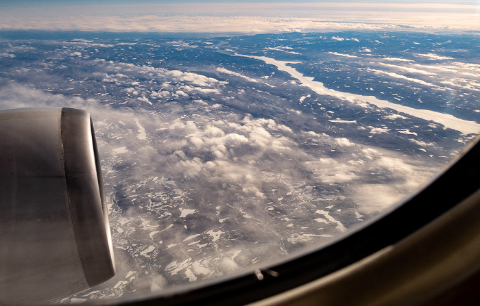 Quebec 2019-01-26 Flug UAL31 München Franz Josef Strauß (MUC/EDDM) - Newark (KEWR) Luftbild aerial photo