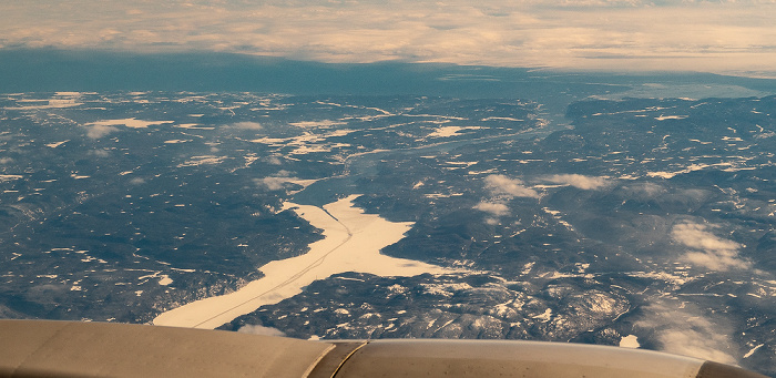 Quebec 2019-01-26 Flug UAL31 München Franz Josef Strauß (MUC/EDDM) - Newark (KEWR) Luftbild aerial photo