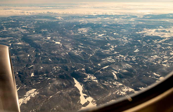 Quebec 2019-01-26 Flug UAL31 München Franz Josef Strauß (MUC/EDDM) - Newark (KEWR) Luftbild aerial photo