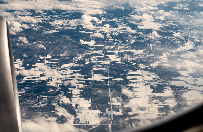 Quebec Estrie 2019-01-26 Flug UAL31 München Franz Josef Strauß (MUC/EDDM) - Newark (KEWR) Luftbild aerial photo