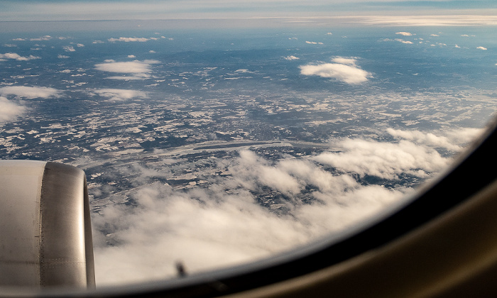 New York V.u.: Greene County, Hudson River, Columbia County 2019-01-26 Flug UAL31 München Franz Josef Strauß (MUC/EDDM) - Newark (KEWR) Luftbild aerial photo