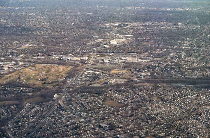 Bergen County: Paramus, New Jersey Route 208, Arcola Country Club 2019-01-26 Flug UAL31 München Franz Josef Strauß (MUC/EDDM) - Newark (KEWR) Luftbild aerial photo