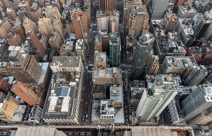 New York City Blick vom Empire State Building: Manhattan