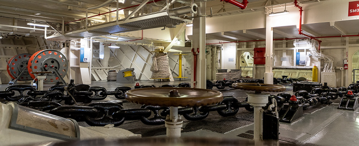 Intrepid Sea, Air & Space Museum: Ankerraum der USS Intrepid New York City