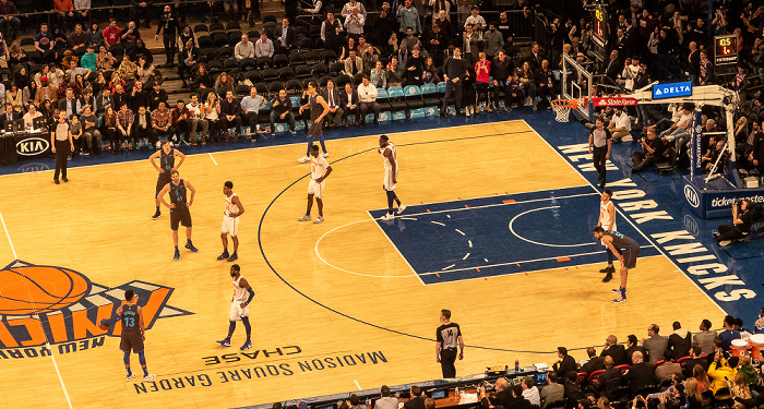 Madison Square Garden: NBA-Spiel New York Knicks - Dallas Mavericks New York City