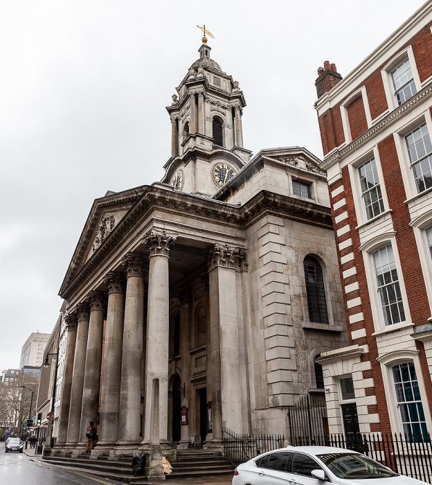 Mayfair: Maddox Street - St George's Hanover Square Church London
