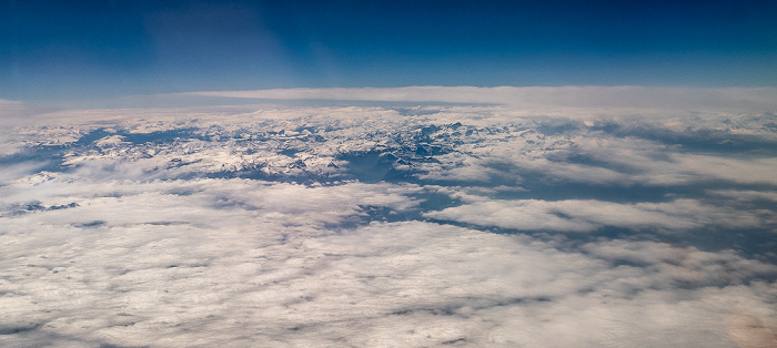Alpen in Wolken Kanton Thurgau