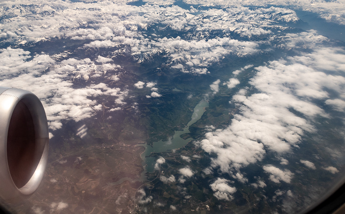 Kanton Freiburg Lac de la Gruyère 2019-05-16 Flug DLH1892 München Franz Josef Strauß (MUC/EDDM) - Bilbao (BIO/LEBB) Luftbild aerial photo