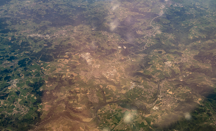 Auvergne-Rhône-Alpes Route nationale 88 2019-05-16 Flug DLH1892 München Franz Josef Strauß (MUC/EDDM) - Bilbao (BIO/LEBB) Luftbild aerial photo