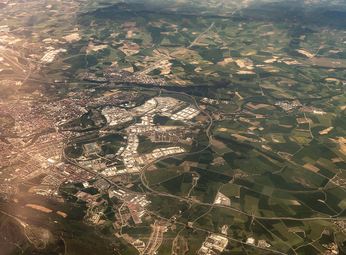 Navarra Pamplona 2019-05-16 Flug DLH1892 München Franz Josef Strauß (MUC/EDDM) - Bilbao (BIO/LEBB) Luftbild aerial photo