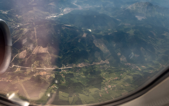 Baskenland Schnellfahrstrecke Baskisches Y (Y vasca) 2019-05-16 Flug DLH1892 München Franz Josef Strauß (MUC/EDDM) - Bilbao (BIO/LEBB) Luftbild aerial photo