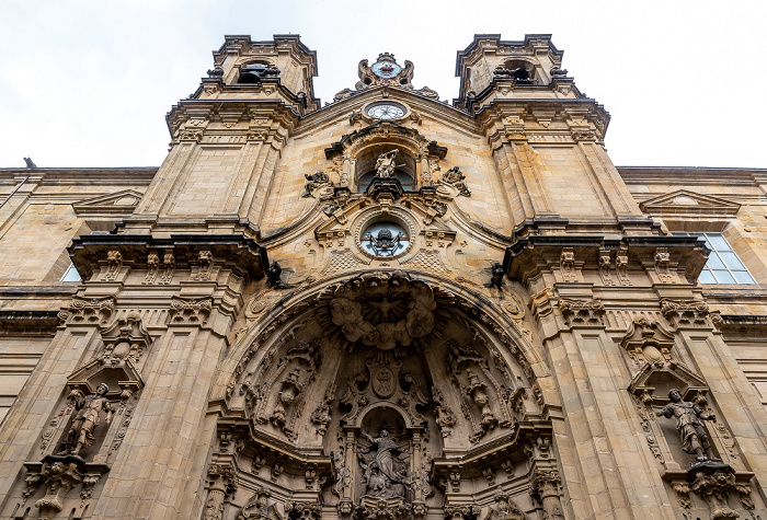 Donostia-San Sebastián Parte Vieja-Alde Zaharra: 31 de Agosto Kalea - Basílica de Santa María del Coro