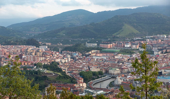 Monte Archanda: Blick vom Parque del Funicular Bilbao
