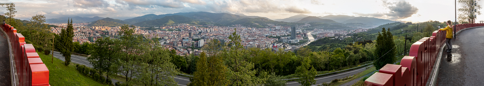 Blick vom Monte Archanda Bilbao