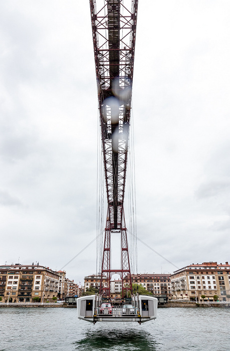 Portugalete Schwebefähre Puente de Vizcaya (Puente Colgante), Ría de Bilbao