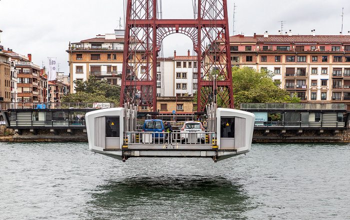 Portugalete Schwebefähre Puente de Vizcaya (Puente Colgante), Ría de Bilbao