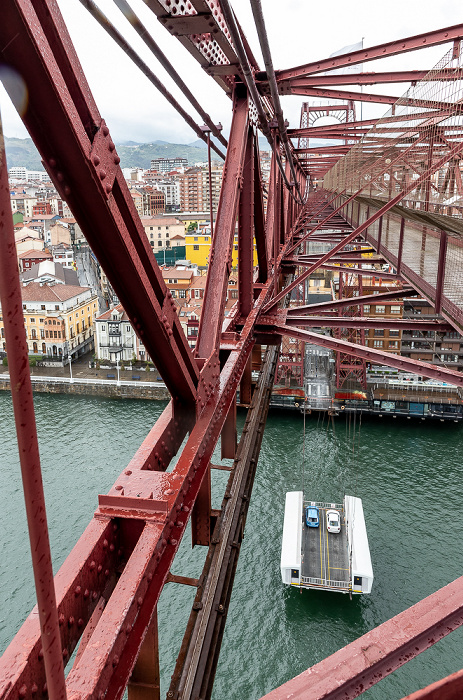 Portugalete Schwebefähre Puente de Vizcaya (Puente Colgante), Ría de Bilbao