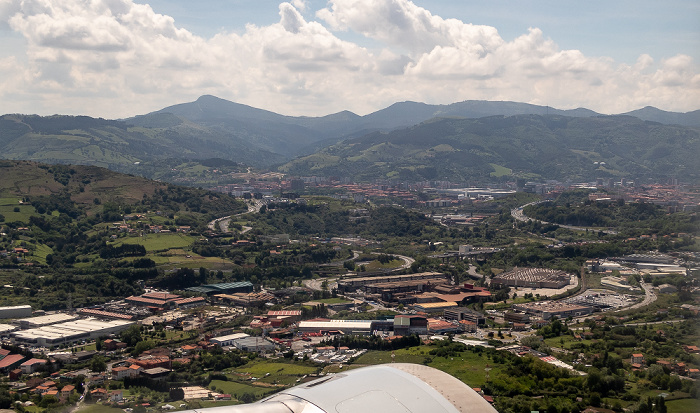 Bilbao 2019-05-20 Flug DLH1893 Bilbao (BIO/LEBB) - München Franz Josef Strauß (MUC/EDDM) Luftbild aerial photo