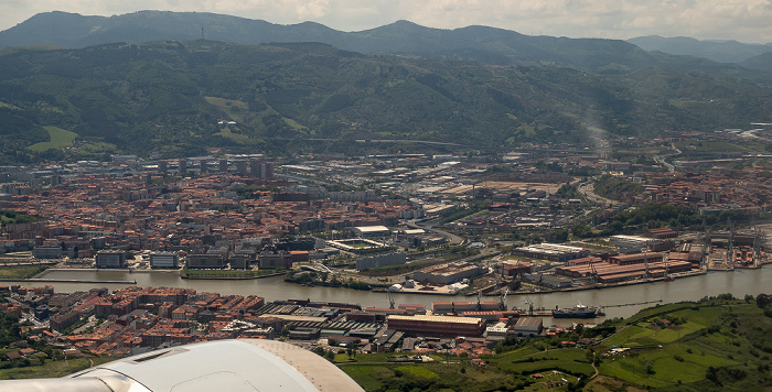 Ría de Bilbao 2019-05-20 Flug DLH1893 Bilbao (BIO/LEBB) - München Franz Josef Strauß (MUC/EDDM) Luftbild aerial photo