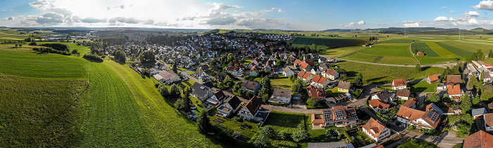 Pfohren Kopen (links) Luftbild aerial photo