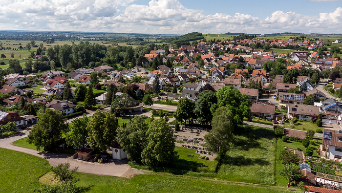 Pfohren Friedhof Wiesenstraße Luftbild aerial photo