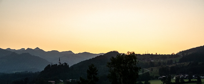 Blick aus dem Hotel Sattlerwirt: Chiemgauer Alpen Ebbs