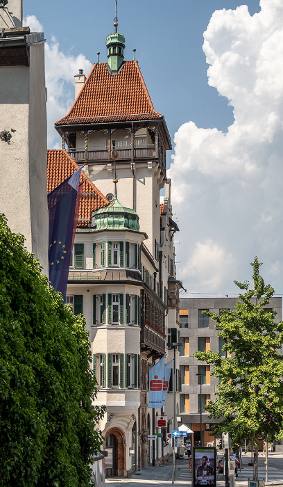 Altstadt: Oberer Stadtplatz mit Sparkasse Kufstein