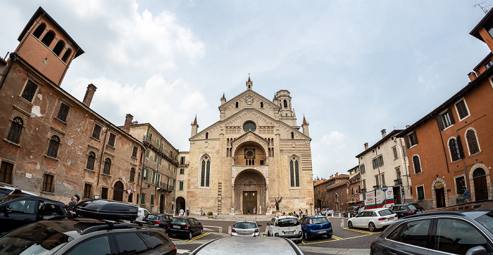 Verona Centro Storico (Altstadt): Piazza Duomo, Cattedrale di Santa Maria Matricolare (Dom)