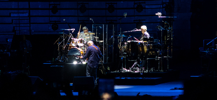 Arena di Verona: Mark Knopfler Verona Ian Thomas, Mark Knofpler, Danny Cummings