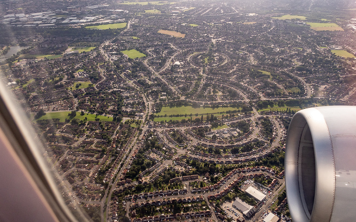 Birmingham 2019-08-10 Flug DLH2510 München Franz Josef Strauß (MUC/EDDM) - Birmingham (BHX/EGBB) Luftbild aerial photo