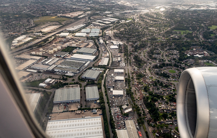 Birmingham 2019-08-10 Flug DLH2510 München Franz Josef Strauß (MUC/EDDM) - Birmingham (BHX/EGBB) Luftbild aerial photo