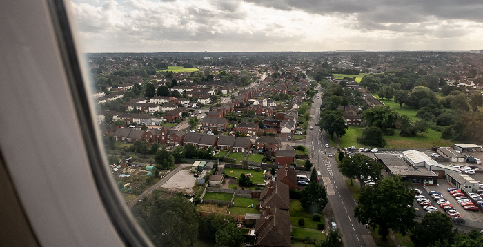 Birmingham 2019-08-10 Flug DLH2510 München Franz Josef Strauß (MUC/EDDM) - Birmingham (BHX/EGBB) Luftbild aerial photo