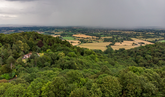 Malvern Hills Herefordshire Beacon Luftbild aerial photo