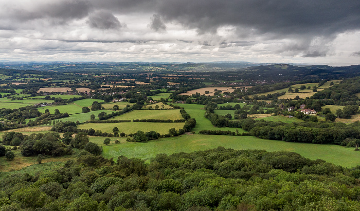 Malvern Hills Herefordshire Beacon Luftbild aerial photo
