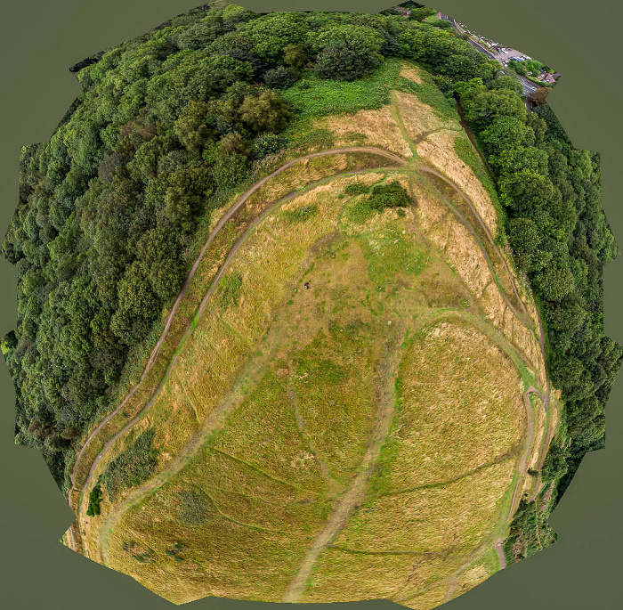 Malvern Hills Herefordshire Beacon: British Camp Luftbild aerial photo