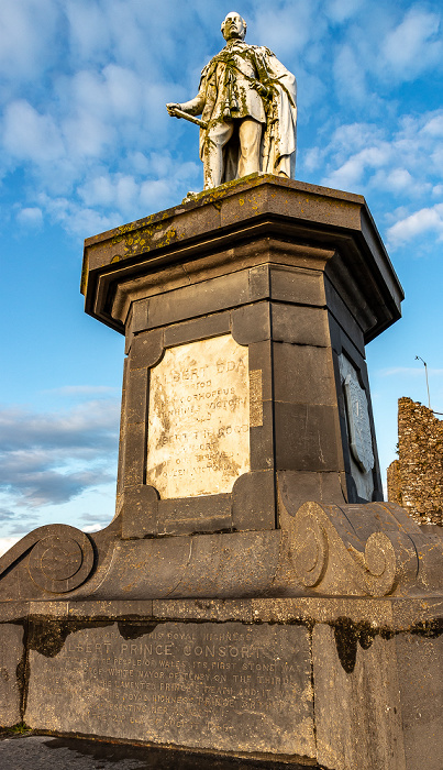 Tenby Castle Hill: Prince Albert Memorial