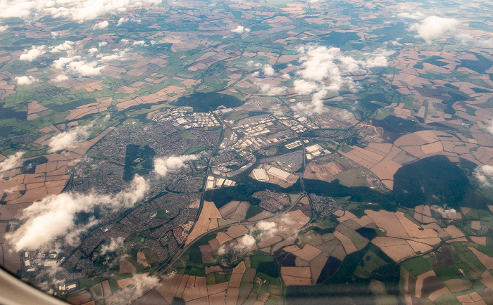Großbritannien 2019-08-15 Flug DLH2511 Birmingham (BHX/EGBB) - München Franz Josef Strauß (MUC/EDDM) Luftbild aerial photo