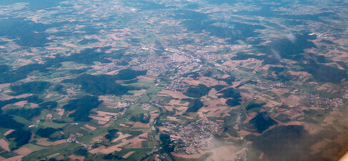 Bayern 2019-08-15 Flug DLH2511 Birmingham (BHX/EGBB) - München Franz Josef Strauß (MUC/EDDM) Luftbild aerial photo
