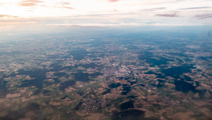 Bayern 2019-08-15 Flug DLH2511 Birmingham (BHX/EGBB) - München Franz Josef Strauß (MUC/EDDM) Luftbild aerial photo