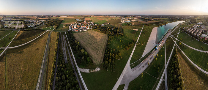 München Riemer Park Luftbild aerial photo