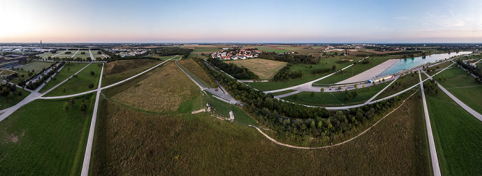 München Riemer Park Luftbild aerial photo